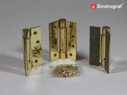 Hinge lock and door closer protection