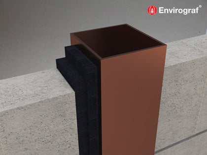 Intumescent coated fireproof sponge