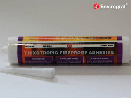 Acrylic thixotropic fireproof adhesive